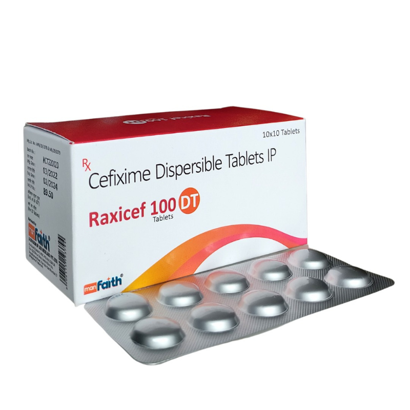 RAXICEF 100DT Tablets
