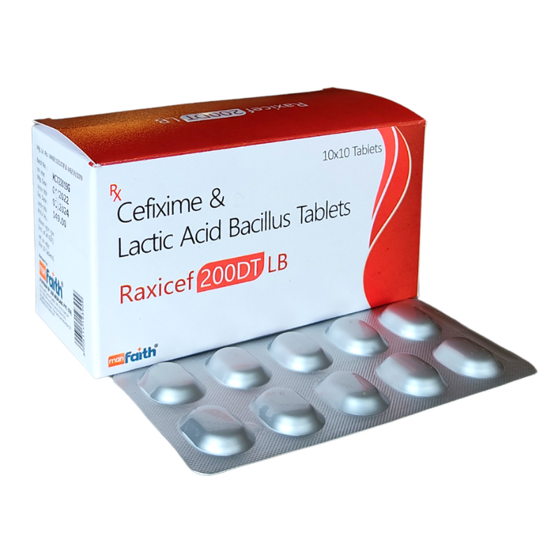 RAXICEF 200DT LB Tablets