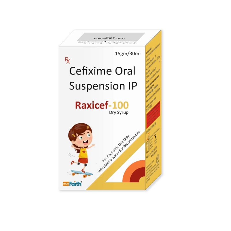 RAXICEF-100 DRY SYRUP