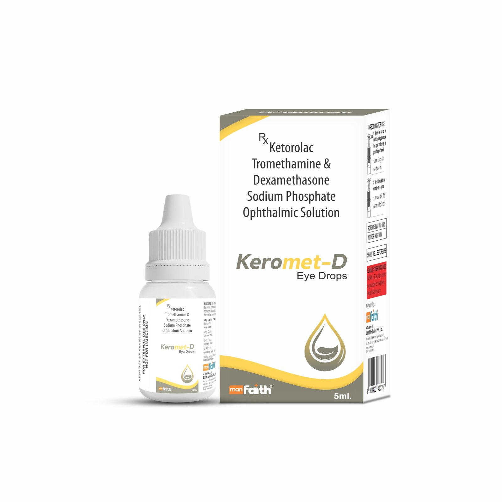 KEROMET-D EYE DROP