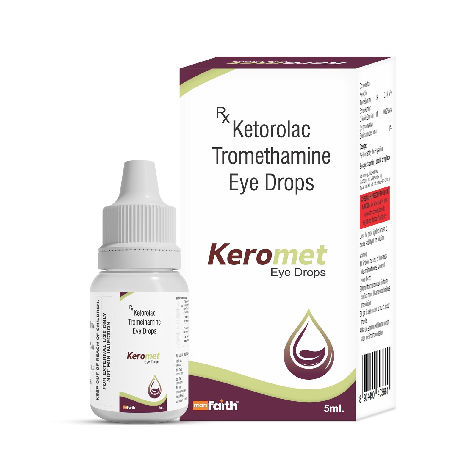 KEROMET EYE DROP