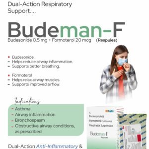 Budesonide 0.5 mg + Formoterol 20 mcg