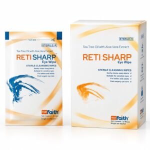 Tea Tree Oil + Aloe Vera Extract Eye Wipes, Ophthalmic
